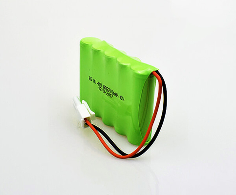 Baterai Tanda Keluar Darurat NiMH AA 2200mAh 6V Suhu Tinggi