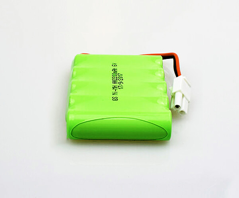 Baterai Tanda Keluar Darurat NiMH AA 2200mAh 6V Suhu Tinggi