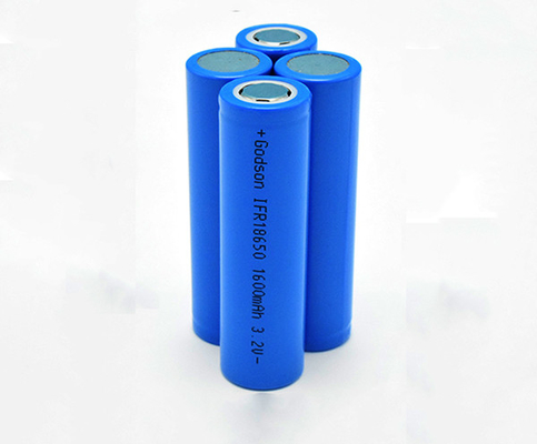 Baterai Lampu Keluar Api Isi Ulang IFR 18650 3.2V 3C 1600mAh Baterai Lithium