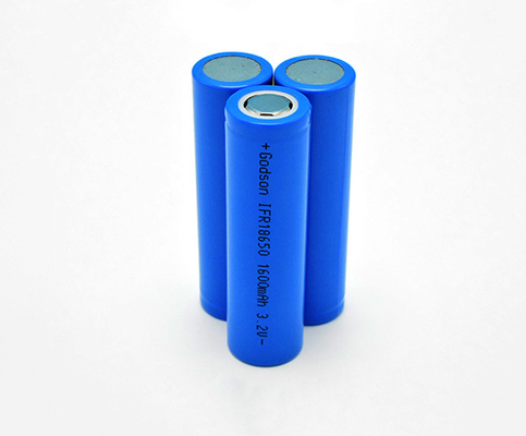 Baterai Lampu Keluar Api Isi Ulang IFR 18650 3.2V 3C 1600mAh Baterai Lithium