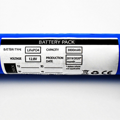 LiFePO4 26650 Baterai Isi Ulang 3000mAh 12.8V Untuk Penerangan Darurat