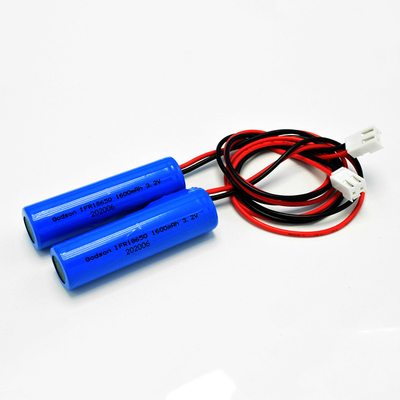IFR18650 3.2V Baterai Tanda Keluar Darurat 1600mAh Lifepo4 Lithium