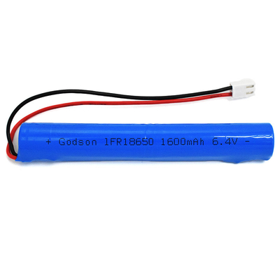 Penggantian Baterai Tanda Keluar Isi Ulang 6.4V 1600mAh LiFePO4