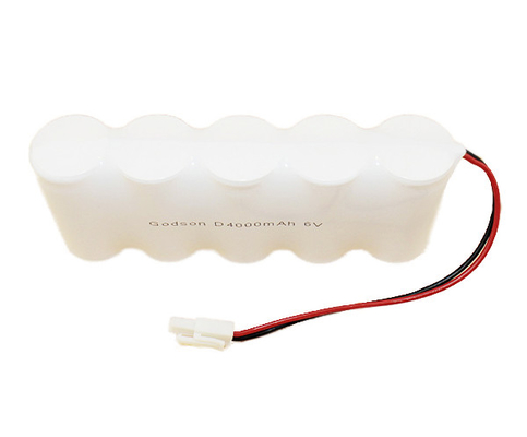 Baterai Isi Ulang Nikel Kadmium 6,0 V D4000mAh 6 Volt Exit Light Battery