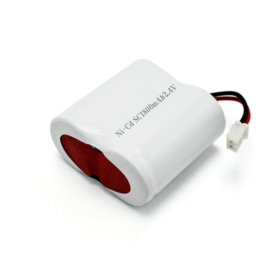 Paket Baterai Isi Ulang Nikel Kadmium SC1800mAh 2.4V