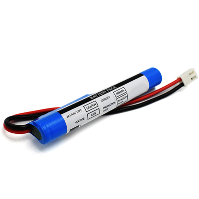 LiFePO4 Stick Type 6.4 V Baterai 600mAh JST VH 2P Connector