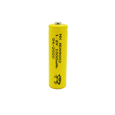 Sel Baterai Nicd PVC 1.2 V Kuning Isi Ulang Jenis Tongkat AA1000mAh