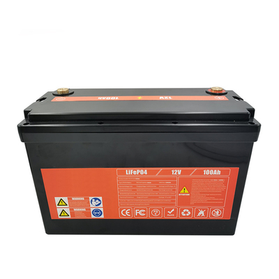 100Ah 12V LiFePO4 Baterai isi ulang 1800W Golf Cart Baterai Lithium Baterai