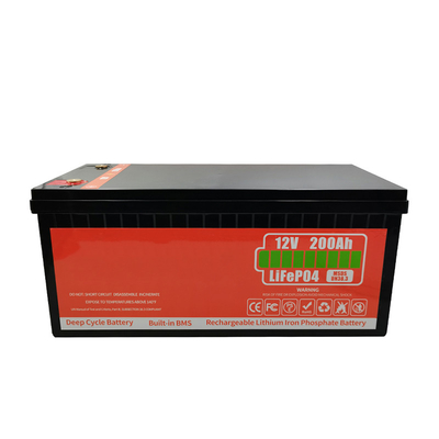 Lingkungan ramah Siklus dalam 12V LiFePO4 Baterai 50Ah 200Ah Low Self-discharge