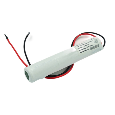3.6V SC 1800mAh Lampu Darurat Ni Cd Battery White PVC Pack
