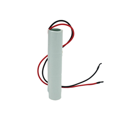3.6V SC 1800mAh Lampu Darurat Ni Cd Battery White PVC Pack