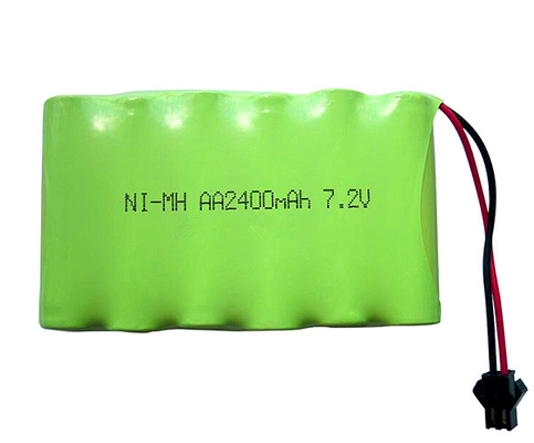 Baterai 4 Tahun 7,2 V NiMh AA 2400mAh Untuk Penerangan Darurat