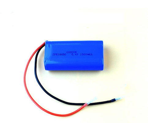Baterai Lampu Keluar Darurat LiFePO4 1500mAH Baterai Siklus Hidup 6,4 V