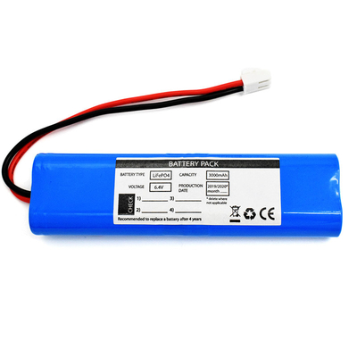 Baterai Penerangan Darurat Baterai LiFePO4 3000mah 6.4V Biru PVC